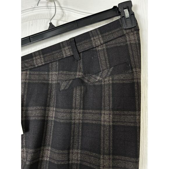 Democracy Ab Solution Pants High Rise Trouser Plaid Womens 24W Office Career - Picture 4 of 11